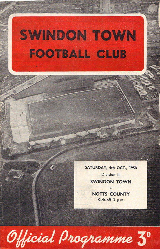 <b>Saturday, October 4, 1958</b><br />vs. Notts County (Home)
